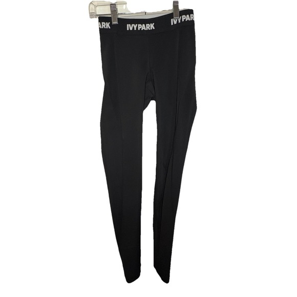 IVY PARK Pants - Ivy Park Women's Black Festival Logo Waist Leggings Size XS